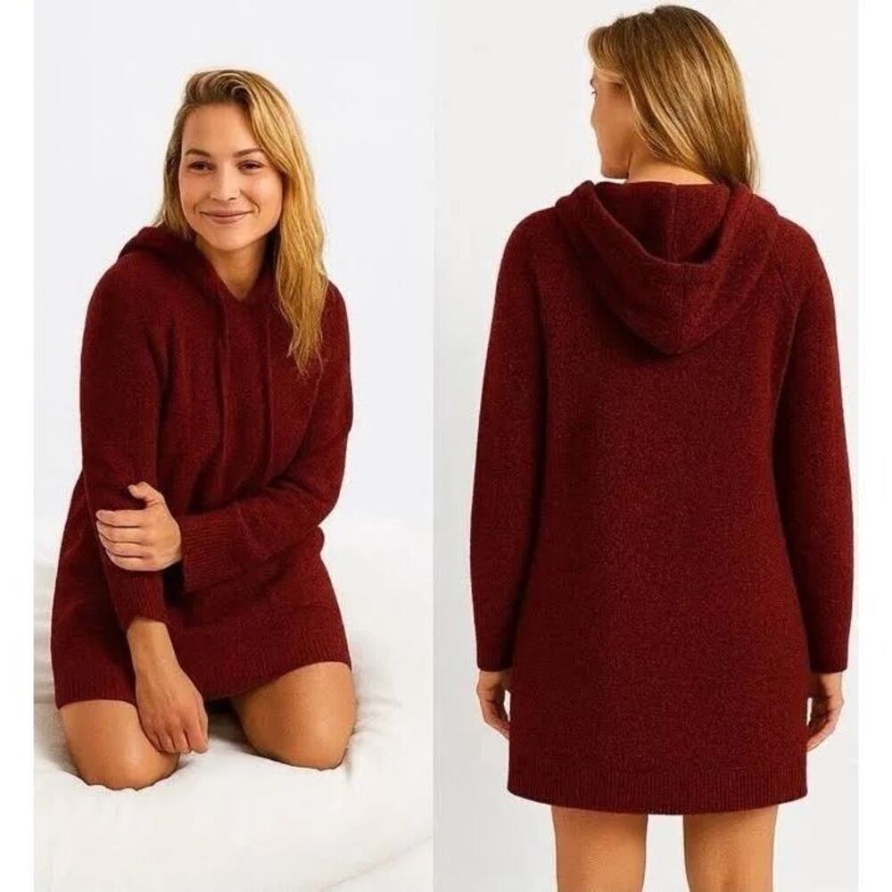 #965. State of the Day NWT Light Cherry Indulge & Rest Tunic Loungewear Hoodie